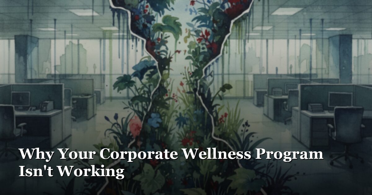 Why Your Corporate Wellness Program Isn’t Working