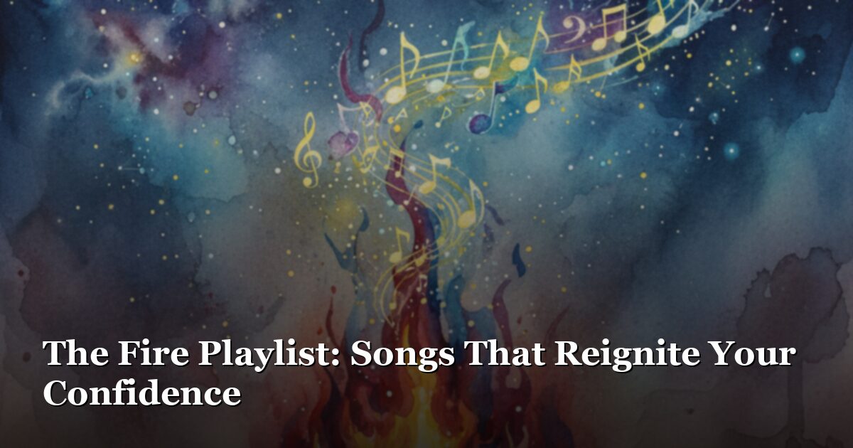 The Fire Playlist: Songs That Reignite Your Confidence