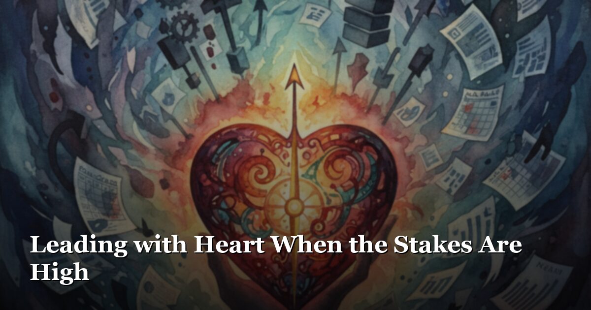 Leading with Heart When the Stakes Are High Enough to Close It