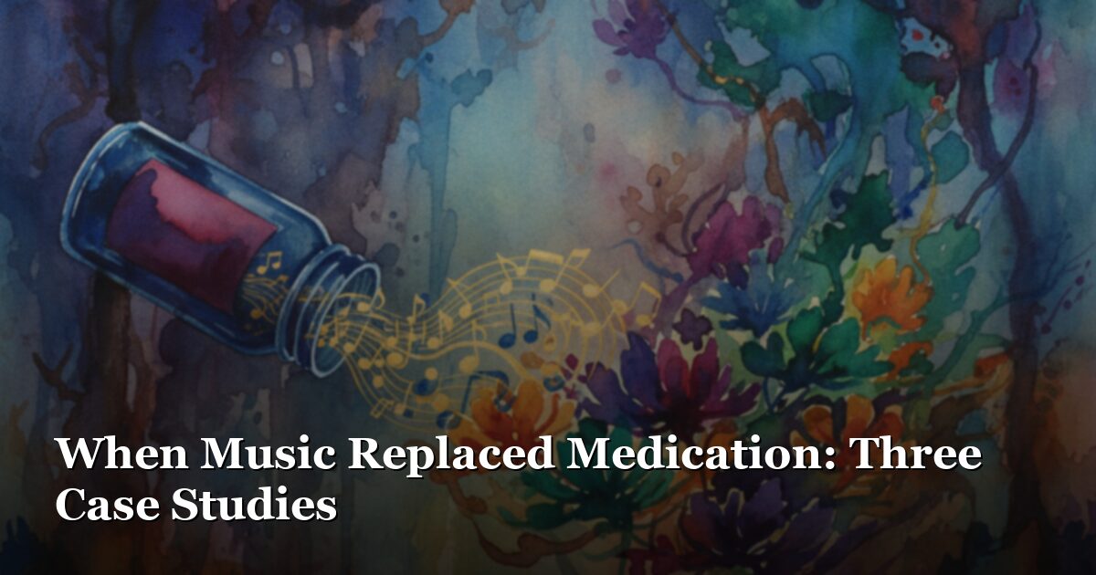 How Music Replaced Medication for One Executive