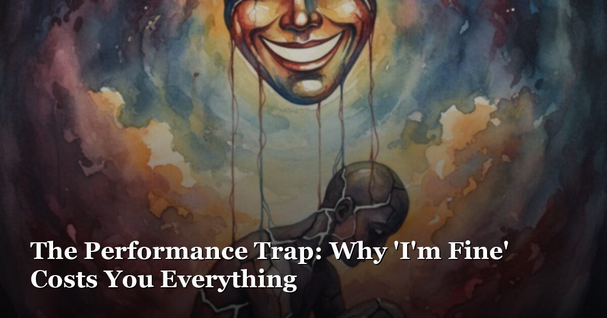 The Performance Trap: Why ‘I’m Fine’ Costs You Everything