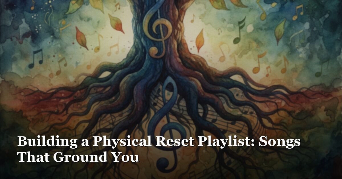 Building a Physical Reset Playlist: Songs That Ground You