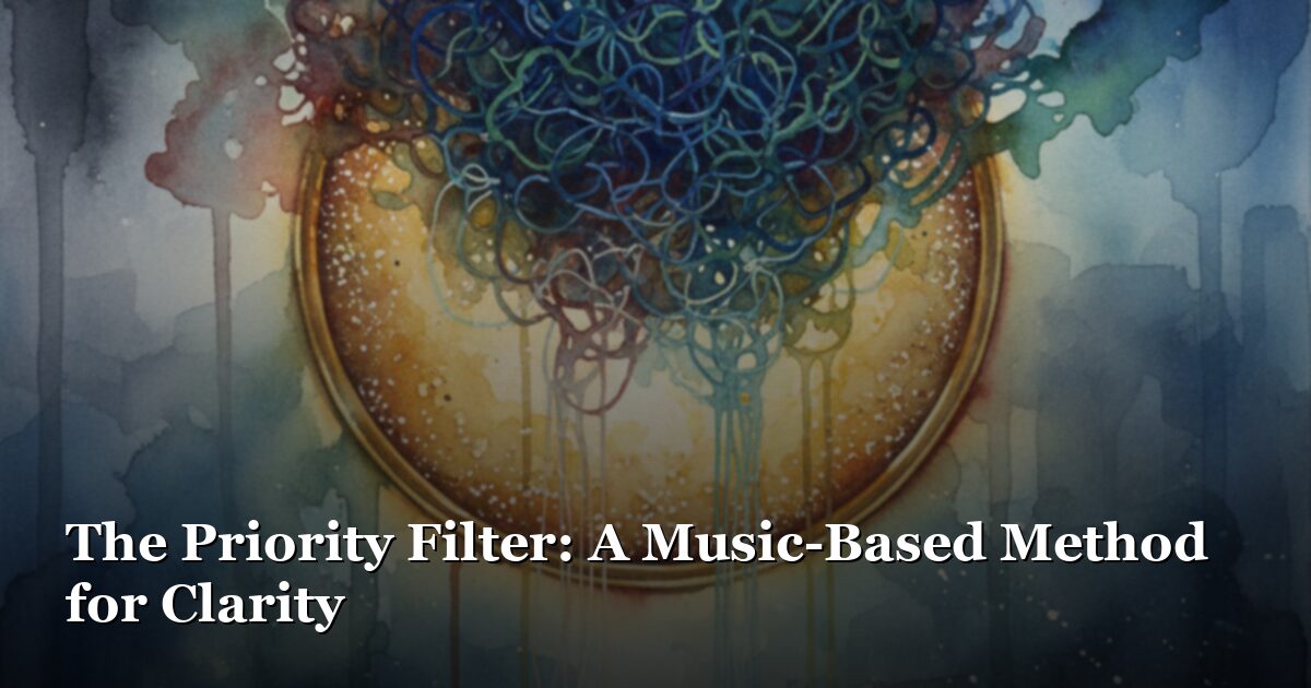 The Priority Filter: A Music-Based Method for Clarity