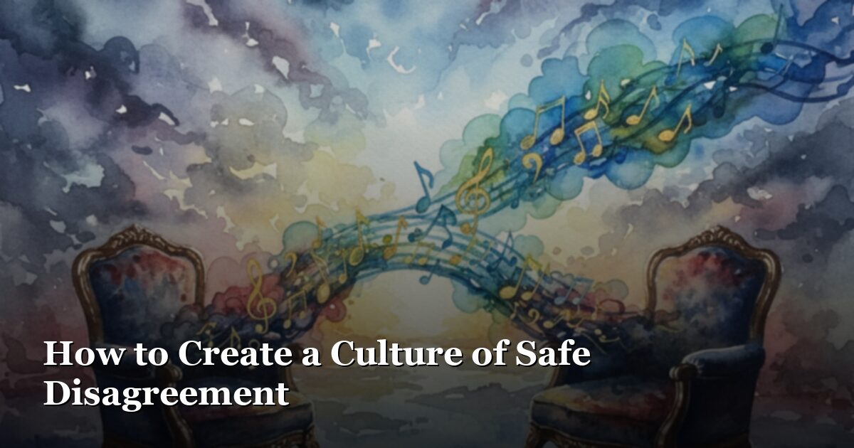 Safe Disagreement: The Five Minutes Before the Conversation That Change Everything