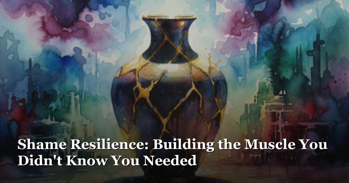 Shame Resilience: Bouncing Back in the Room Where It Happened