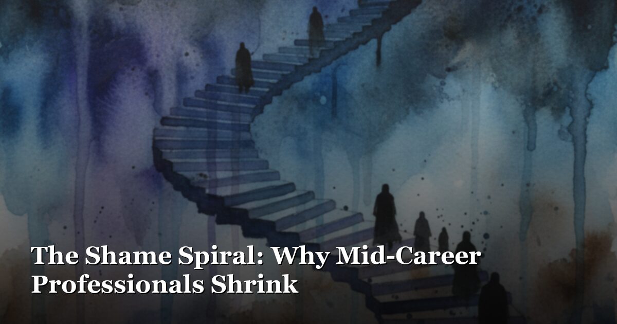 The Shame Spiral: Why Mid-Career Professionals Shrink