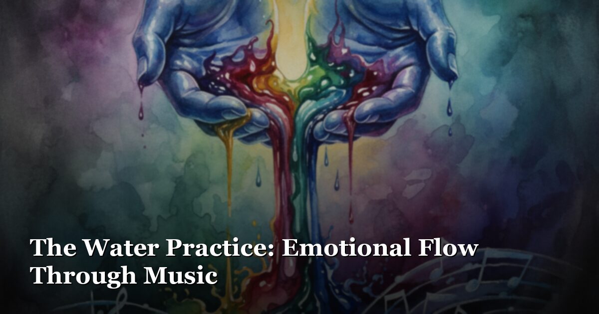 The Water Practice: Using Music to Process Instead of Suppress